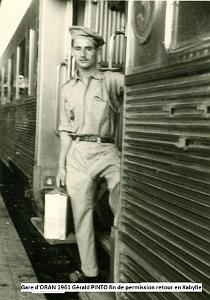 KABYLIE - Gerald Pinto fin de perm retour en Kabylie 1961